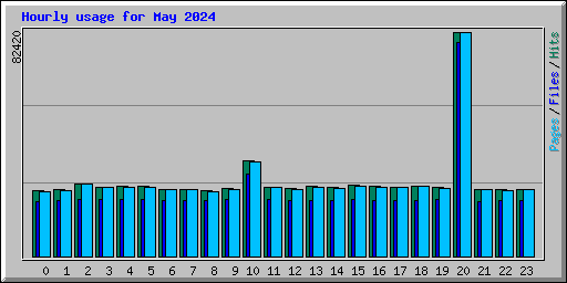 Hourly usage for May 2024